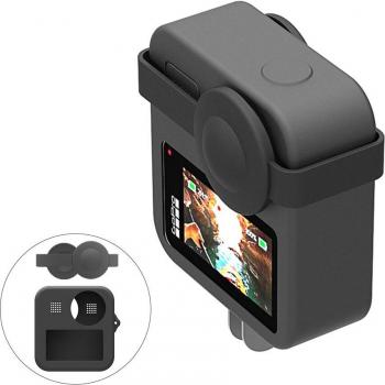 Dustproof Dual Lens Camera Protection Cover + Silicone Body Case for GoPro Max