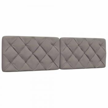 VidaXL Coussin de Tête de Lit Taupe 180 cm en Tissu
