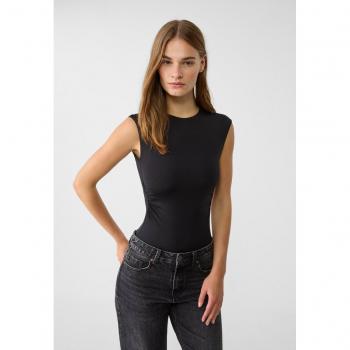 Body Schiena Scoperta Stradivarius Nero S