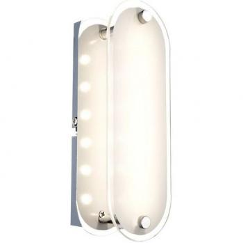 Chrom‑Glas Wandleuchte – Modernes Design, 3 W LED (198 lm)
