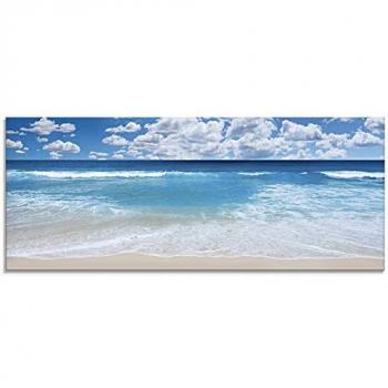 Artland Glasbild »Traumhafte Küstenlandschaft«, Strand, (1 St.), in verschiedenen Größen