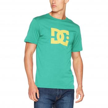 Tee-shirt Homme DC Shoes Star, Couleur Vert/Jaune, Taille Fabricant L