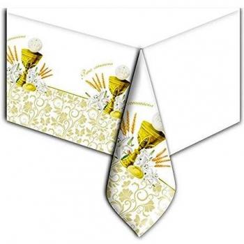 Tovaglia di Plastica Big Party 140x270 per Prima Comunione