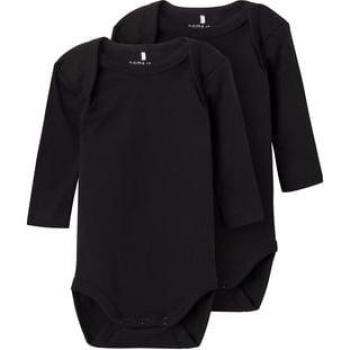 NAME IT 2er-Set Langarmbodys Schwarz 86 Unisex