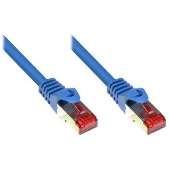 Alcasa 25m CAT6 S/FTP Networking Cable - Blue