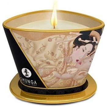 SHUNGA - MINI CARESS BY CANDELIGHT VELA MASAJE VAINILLA 170 ML