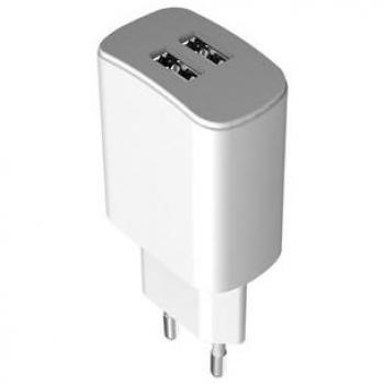Caricatore da auto Celly Procompact 2 USB-A 2.4A 5V 12W Bianco
