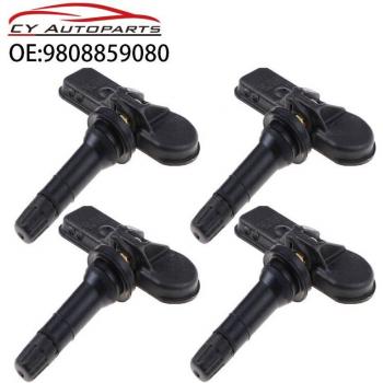 YAOPEI 4 PCS TPMS Sensor 9808859080 for Citroen Peugeot Fiat Scudo Toyota Proace 433MHz