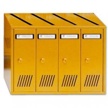 EAC Cassetta Postale in lamiera zincata 6 elementi Silmec art. 31706 Bronzo
