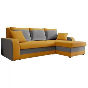MIRJAN24 Ecksofa Kris Lux mit Schlaffunktion und zwei Bettkästen, L-Form mit Kissen-Set, L: 238 cm