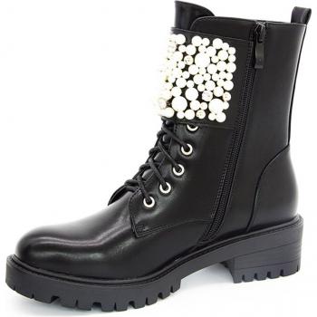 Botines Encaje Redondo