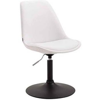 Sedia da pranzo Maverick in similpelle bianco e nero
