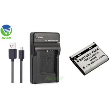 Batería recargable LI-50B + cargador USB OLYMPUS TG-820