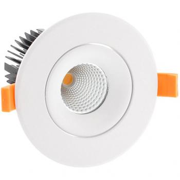 LED Luxon 18W Downlight Câmera Branco Caloroso