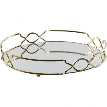 Specchio Vassoio Aperitivo DKD Home Decor 30x30cm