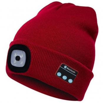 Gorro abrigado con música y auriculares inalámbricos