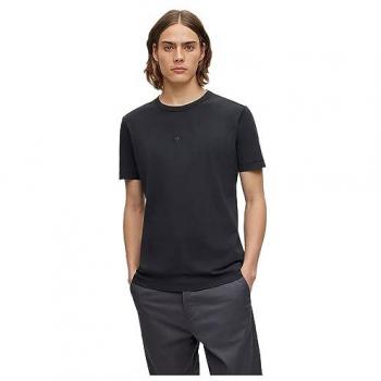Maglietta Nera Regular Fit con Mini Logo Ricamato BOSS Tokks XL Uomo