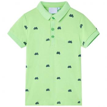 VidaXL Youth Polo Shirt Neon Green 104