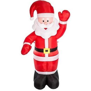 Père Noël gonflable - Rouge - 180 cm