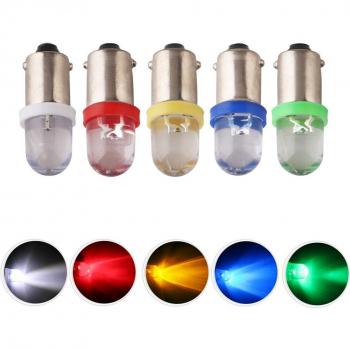 RGB Fusion Pinball Light Bulbs – 6V DC 10 pcs (T11, H6W, BA9S) Mix Colors