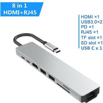 Hub USB 3.0 Thunderbolt 3 con salida HDMI