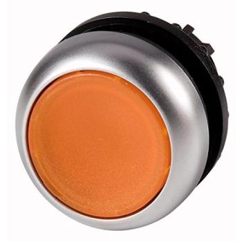 Eaton 167429 M22‑DL‑A Illuminated Pushbutton (Orange) – IP67/IP69K, RMQ‑Titan Flat Momentary