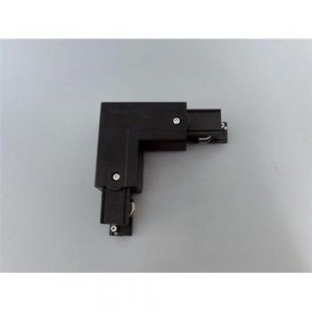 DOTLUX 3898‑SR Dreiphasiger Eckverbinder – 90 Grad, rechts, schwarz