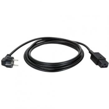 Cable de transmisión enchufe tipo F C13 3m negro