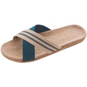 Men's Bohemian Anti-Slip Linen Flip Flops