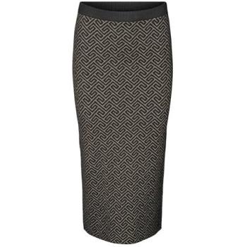 Vero Moda Falda de Chica Lápiz con Punto Negros 10314463