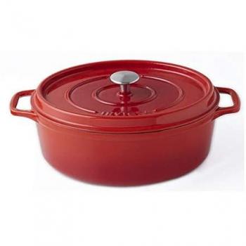 Emaillierte Gusseisen-Bräter 29 cm Rubis