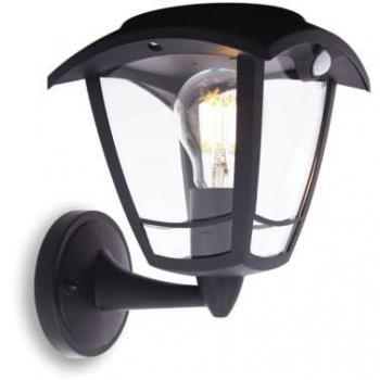 Appli Solaire Retro Noir XANLITE IP44 LED Détecteur de Mouvement