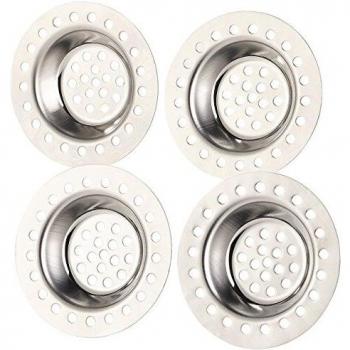 Filtres de bonde en acier inoxydable - Pack de 4