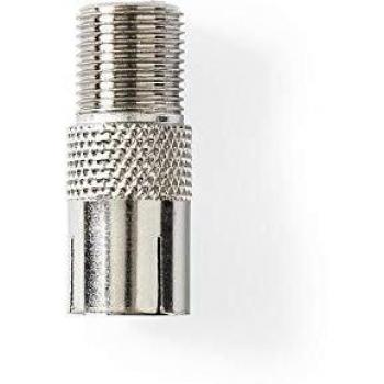 Connettore Antenna F Femmina IEC Dritto in Metallo