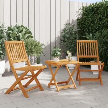 Vidaxl 3 Piece Folding Garden Dining Set Acacia Wood