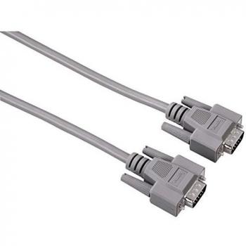 Cable de video VGA 15 pines macho gris 1.8m