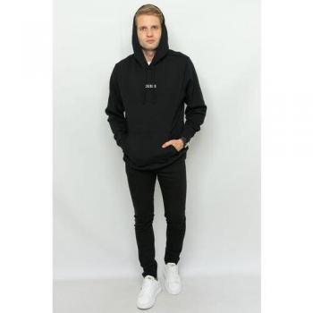 Felpa Con Cappuccio Guess Roy Black XS