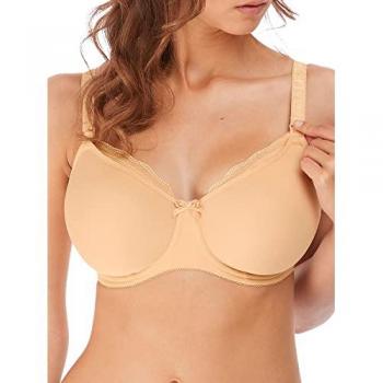 Freya Full Cup Nursing Bra - Beige Moulded Underwire - Size 34FF