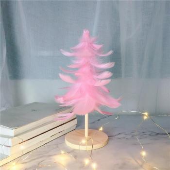Pluma Navideña Infantil Mini Con Corazón
