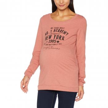 Mamalicious Mlsign L/S Sweat Top A, Sudadera Premamá para Mujer, Rosa