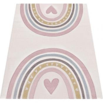 Spielmatte “Cosmos 351” – Kurzflor Pink, 16 mm Höhe, Kinderzimmer