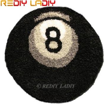 Tapiz Bola Nº 8 Ganchillo Decorativo