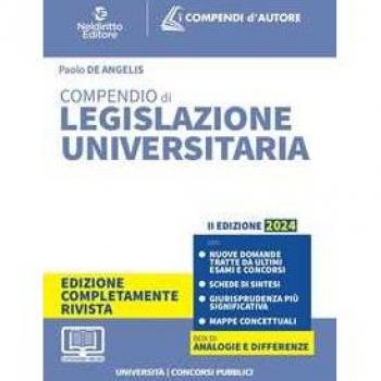 Compendio di legislazione universitaria 2024