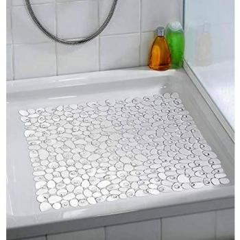 Tappeto doccia Paradise WENKO - PVC trasparente, antiscivolo, 54 x 54 cm