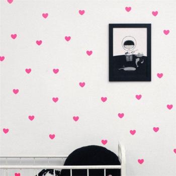 Tiny Love Heart Wall Decal Set