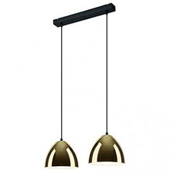 Lámpara de Techo Lamkur Mia estilo Bar Dorado, 2×E27