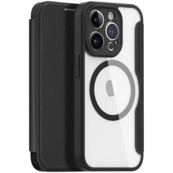 Dux Ducis Skin X Pro iPhone 14 Pro MagSafe Buchhülle Schwarz