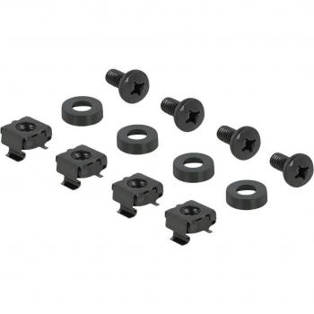Delock - Verlegetafel für Rack-Kabelmanagement - both sides with 9 hooks (5 x vertical, 4 x 45° inclined) - Schwarz - 1U - 48,3 cm (19) (66850)