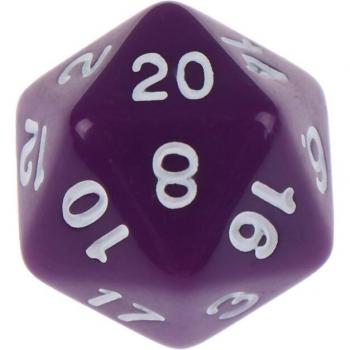 D20 Acrylic Polyhedral Dice
