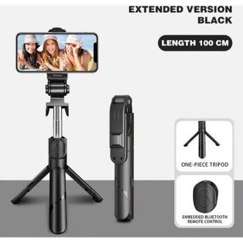 5 in 1 Wireless Bluetooth Selfie Stick Tripod with Fill Light and Remote Control for iPhone and Android